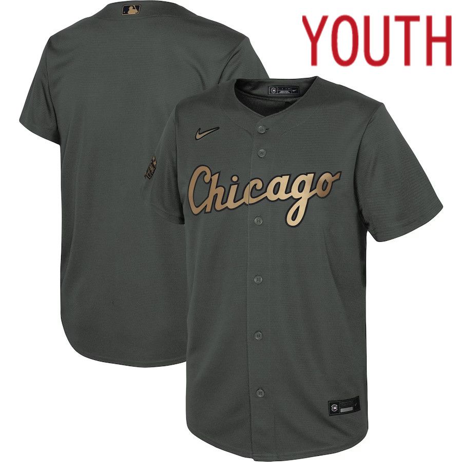 Youth Chicago White Sox Nike Gray 2022 MLB All Star Game Replica MLB Jersey